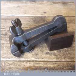 Vintage 1 ½” Spring Loaded Cast Steel Hand Vice - Good Condition