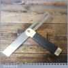 Vintage Carpenters Ebony & Brass 9” Sliding Bevel - Good Condition