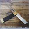Vintage Carpenters Ebony & Brass 9” Sliding Bevel - Good Condition