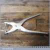 Vintage Maun Industries Leatherworking Rotating Hole Punching Pliers - Good Condition