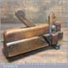 Antique Beechwood & Brass Side Fillister Plane - Good Condition