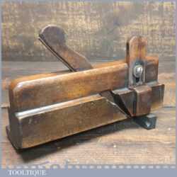 Antique Beechwood & Brass Side Fillister Plane - Good Condition