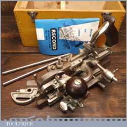 Vintage Boxed Record No: 405 Combination Plough Plane Complete - Fully Refurbished