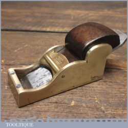 Vintage Henry Slater Gunmetal Chariot Plane Dovetailed Steel Sole - Good Condition