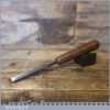 Antique Isaac Greaves 1825-1911 Gouge Chisel 11/16” Beechwood Handle