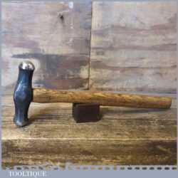 Vintage Panel Beaters Ball Pein Planishing Hammer Hickory Handle