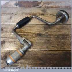 Vintage Stanley No: 73 Ratchet Brace Beechwood Handles 10” Swing - Refurbished