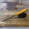 Vintage I. Sorby 9/32” Cast Steel Mortice Chisel With Boxwood Handle