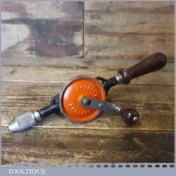 Vintage Stanley No: 803 Double Pinion Egg Beater Hand Drill - Good Condition
