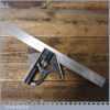 Vintage Rabone Chesterman No: 1902 Cast Steel Adjustable Combination Square - Refurbished