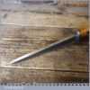 Vintage I. Sorby Carpenter’s 1/4” Cast Steel Mortice Chisel - Sharpened Honed