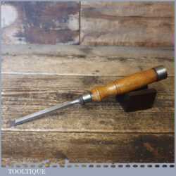 Vintage W. Marples Carpenter’s 1/4” Heavy Duty Flat Firmer Chisel - Sharpened Honed