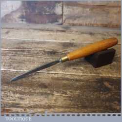 Vintage E. A. Bell Carpenter’s Wood Carver’s 1/8” Sash Mortice Chisel - Sharpened Honed