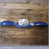 Vintage Record No: 0151 Adjustable Flat Soled Metal Spokeshave - Sharpened Ready To Use