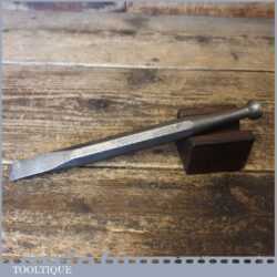 Vintage C I Jenkinson Stonemason’s Or Sculpture’s Carving Chisel - Good Condition