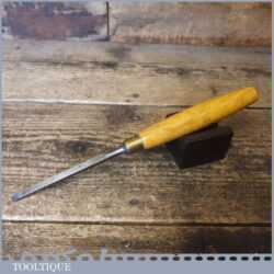 Vintage Carpenter’s 1/4” Firmer Chisel Boxwood Handle - Sharpened Honed