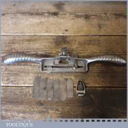 Antique Stanley USA No: 66 Nickel Plated Hand Beading Plane PAT Dated1886