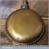 Antique Banjo Style Thumb Action Brass Oil Can - Good Condition