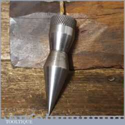 Unusual Vintage 3” Long Cast Steel Plumb Bob - Good Condition