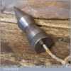 Unusual Vintage 3” Long Cast Steel Plumb Bob - Good Condition