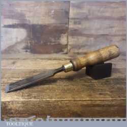 Vintage W Marples & Sons Carpenter’s 1” Firmer Chisel - Sharpened Honed