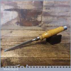 F Woodcock Carpenter’s 1/4” Cast Steel Sash Mortice Chisel - Sharpened Honed