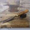 Vintage Sheffield Made Carpenter’s 1” Firmer Chisel - Sharpened Honed