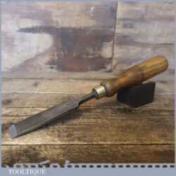 Vintage Sheffield Made Carpenter’s 1” Firmer Chisel - Sharpened Honed