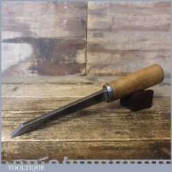 Vintage Moulson Bros 11/32” Cast Steel Mortice Chisel - Sharpened Honed