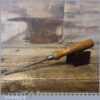 Vintage Sheffield Carpenter 1/4” Firmer Chisel Ash Handle - Sharpened Honed
