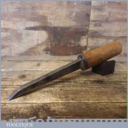 Antique W Staley 50 Rockingham Street Sheffield 1/2” Cast Steel Mortice Chisel