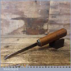 Rare Antique James Cam 3/32” Cast Steel Mortice Chisel - Sharpened Honed