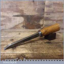 Scarce Antique John Green 18th Century Carpenter’s 9/16” Mortice Chisel