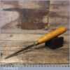 Vintage Buck & Hickman Carpenter’s 1/8” Sash Mortice Chisel - Sharpened Honed