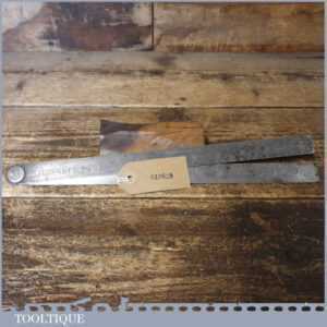 Rare Vintage Chesterman No: 343/11 Imperial Contraction Folding Steel Rule - Good Condition Rare Vintage Chesterman No: 343/11 Imperial Contraction Folding Steel Rule - Good Condition