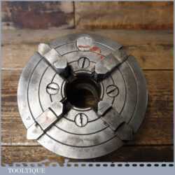 Vintage Burnerd 4 Jaw Independent Lathe Chuck Model 34 - Good Condition