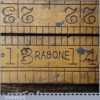 Vintage 2 ft Rabone No: 1380 Boxwood & Brass Folding Ruler - Good Condition