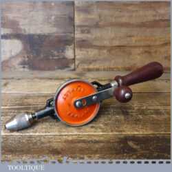 Vintage Stanley No: 803 Double Pinion Egg Beater Hand Drill - Good Condition