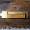 Rare Antique 6” Stanley USA No: 36 Boxwood Brass Folding Rule & Caliper - Good Condition