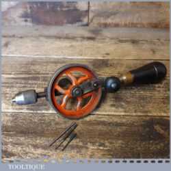 Antique Goodell-Pratt Co USA Double Pinion Egg Beater Hand Drill - Good Condition