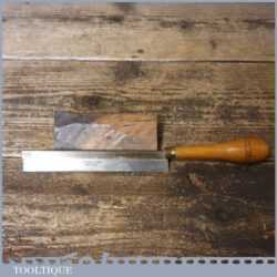 Vintage J. Tyzack & Son 6” Gentleman’s Brass Back Saw 20 TPI - Sharpened Fully Refurbished