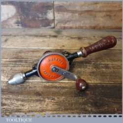 Vintage Stanley No: 803 Double Pinion Egg Beater Hand Drill - Good Condition