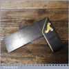 Vintage Carpenters Ebony Brass 4 ½” Mitre Try Square - Good Condition