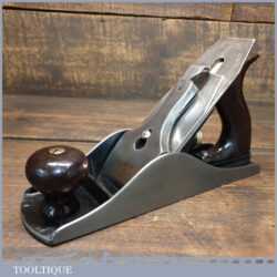 Vintage Stanley USA No: 4 ½ Wide Bodied Low Knob Smoothing Plane 1895 - Fully Refurbished