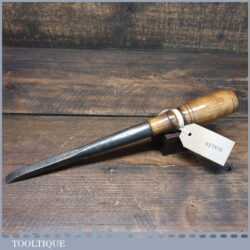 Vintage Thomas Ibbotson Carpenter’s 1/2” Heavy Duty Socketed Mortice Chisel - Sharpened Honed