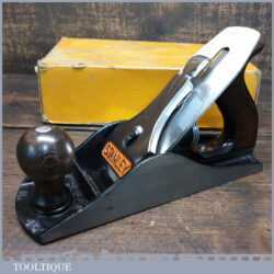 Vintage Boxed Stanley England No: 4 ½ Wide Bodied Smoothing Plane - Fully Refurbished