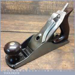 Vintage Stanley USA No: 3 Low Knob Smoothing Plane Pat 1910 - Fully Refurbished