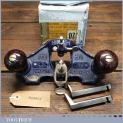 Vintage Boxed Record No: 071 Hand Router Plane Complete - Good Condition
