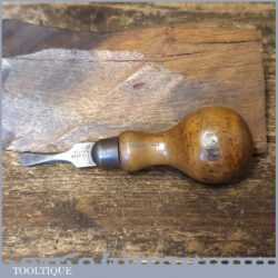 Small Vintage I. Sorby Carpenter’s Beechwood Crutch Handled Screwdriver - Good Condition