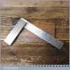 Vintage E. Preston & Sons Engineer’s 4” Steel Square - Good Condition